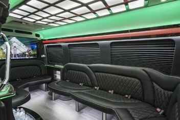Salinas Sprinter Party Bus Interior