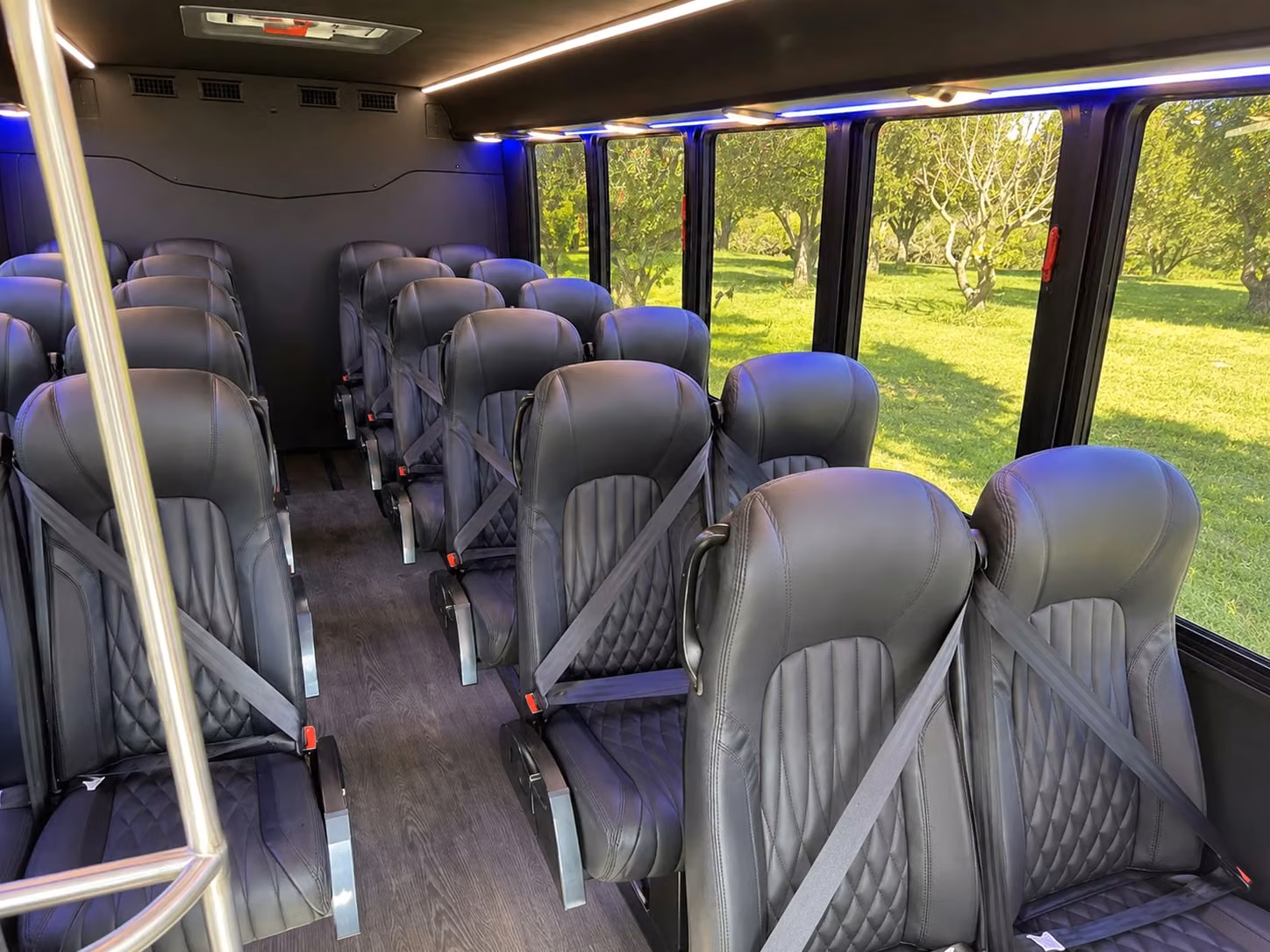 18 passenger minibus inside