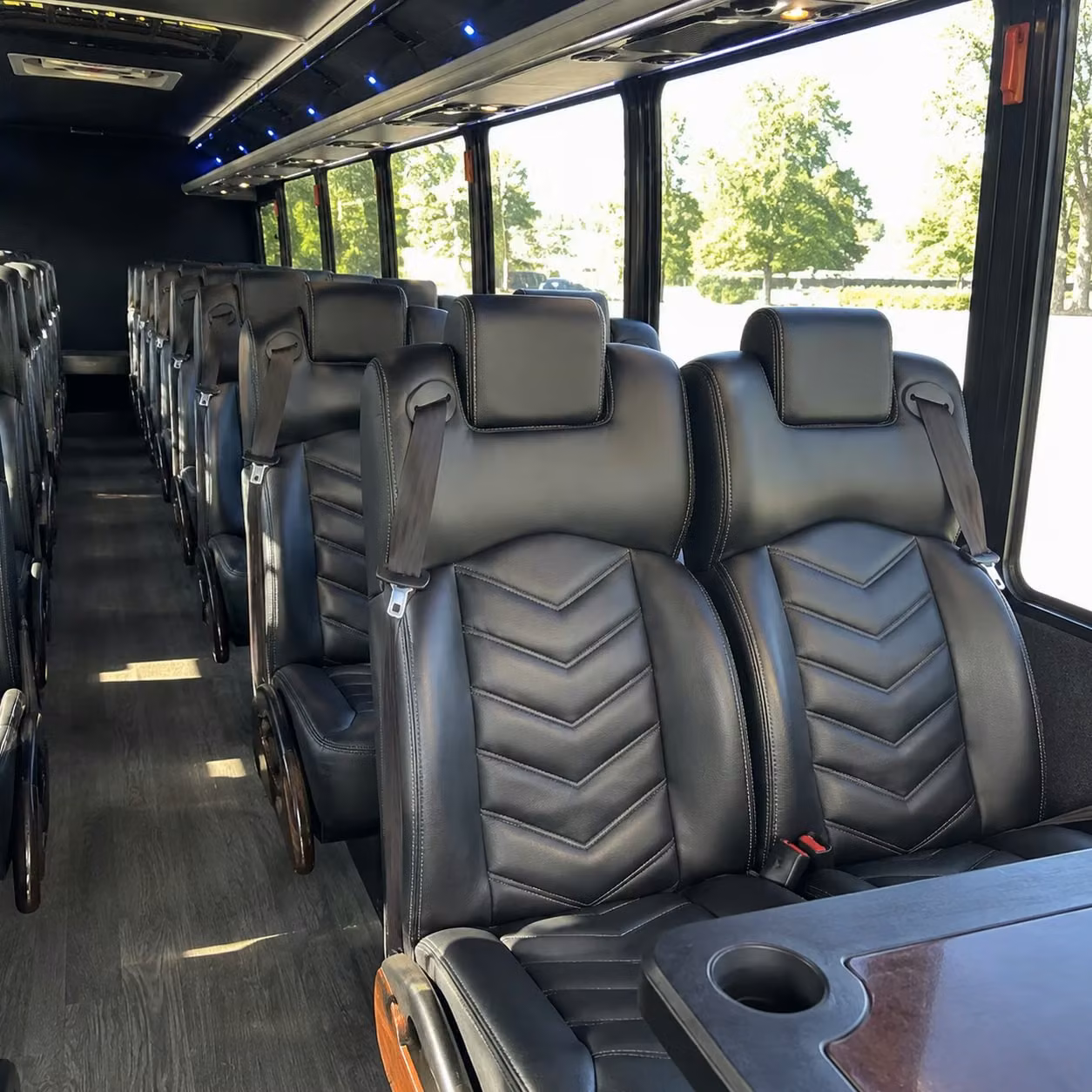 30 passenger minibus inside