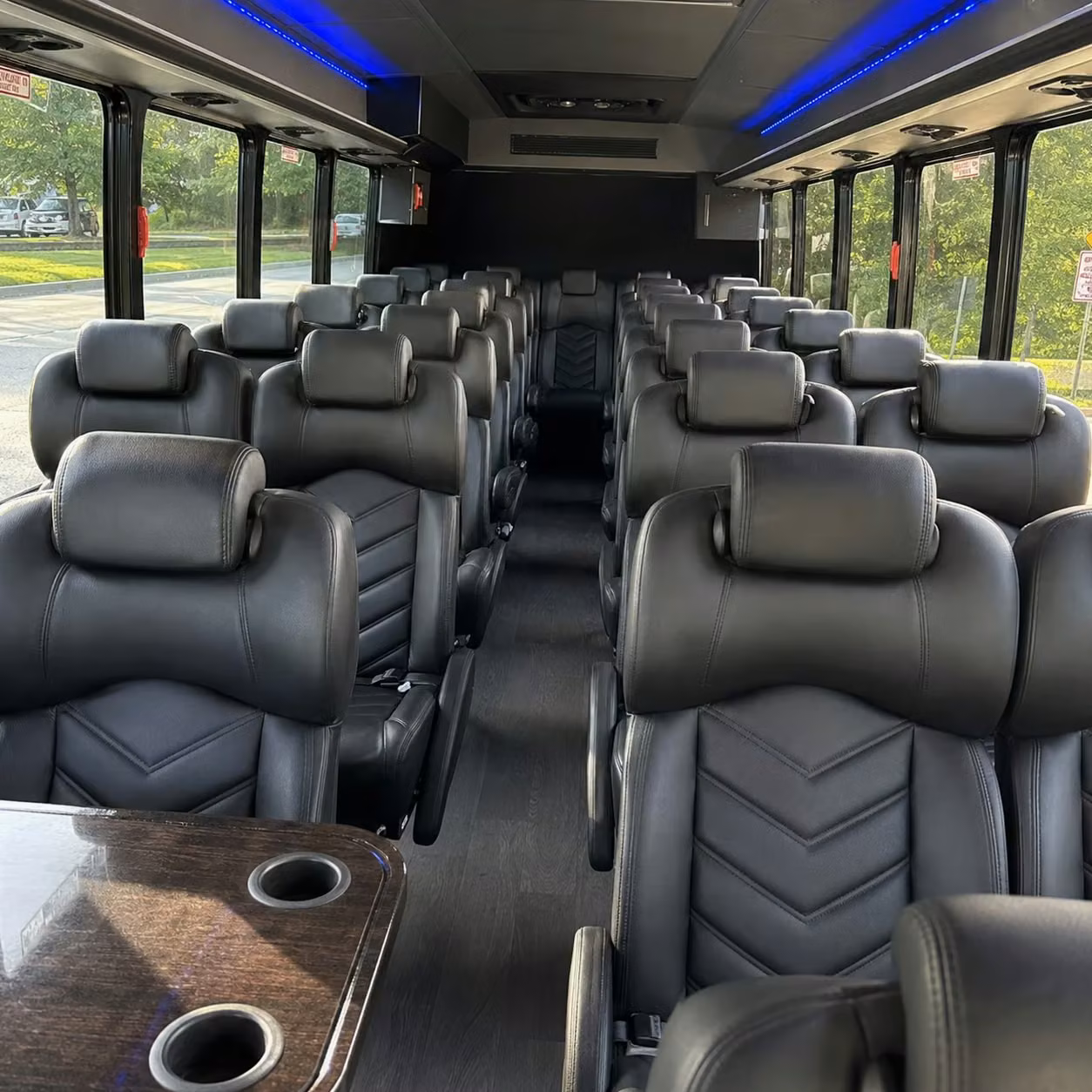 30 passenger minibus interior