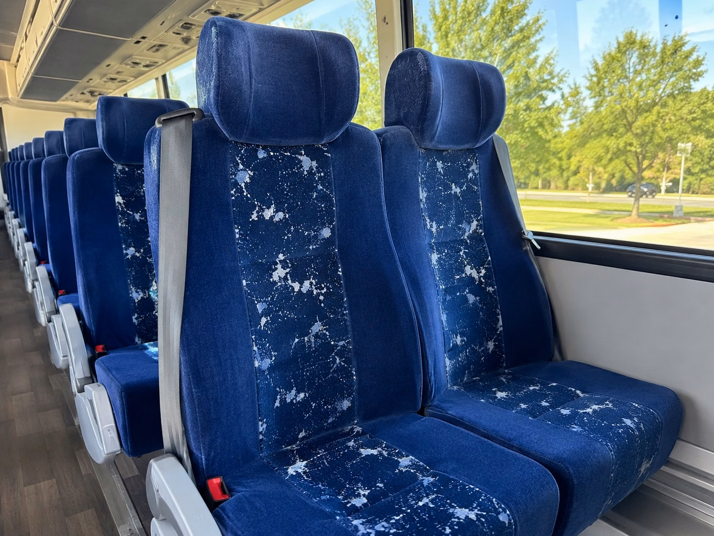 salinas charter bus inside