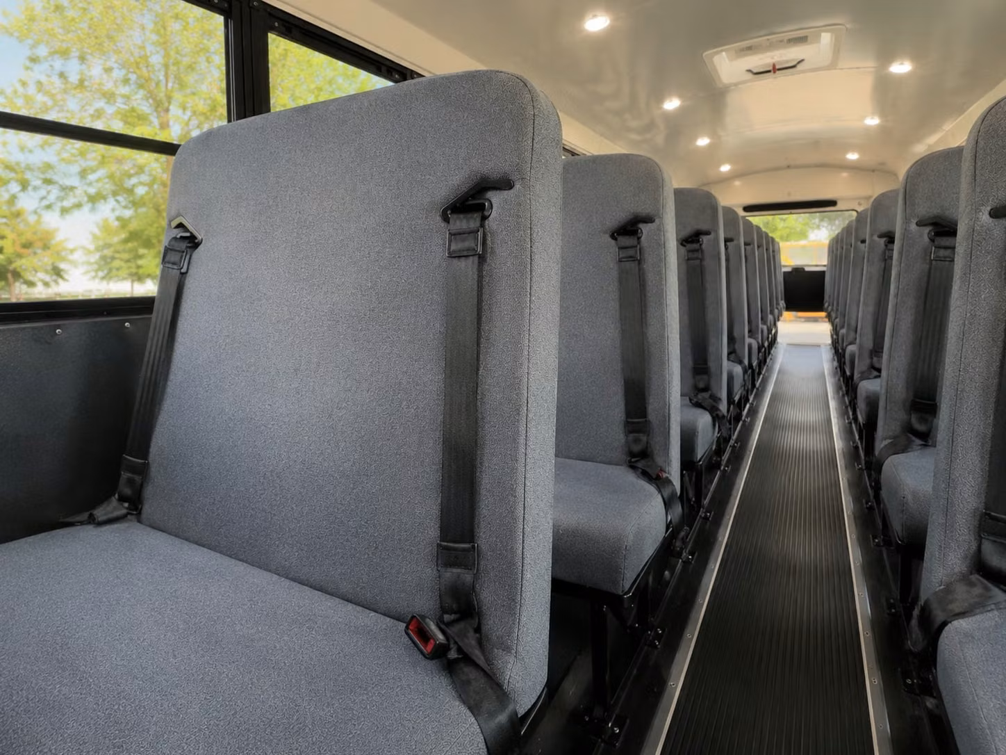 school bus interior