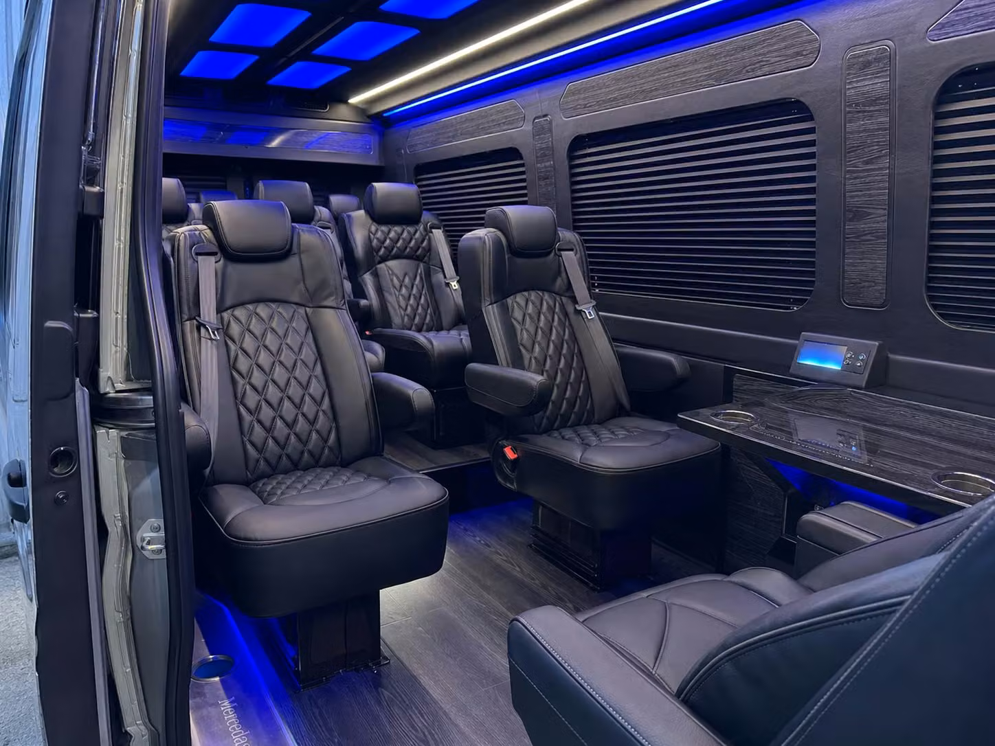 sprinter van transportation for groups and events across salinas